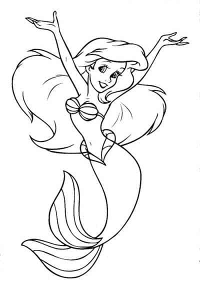 Little Mermaid Coloring Pages