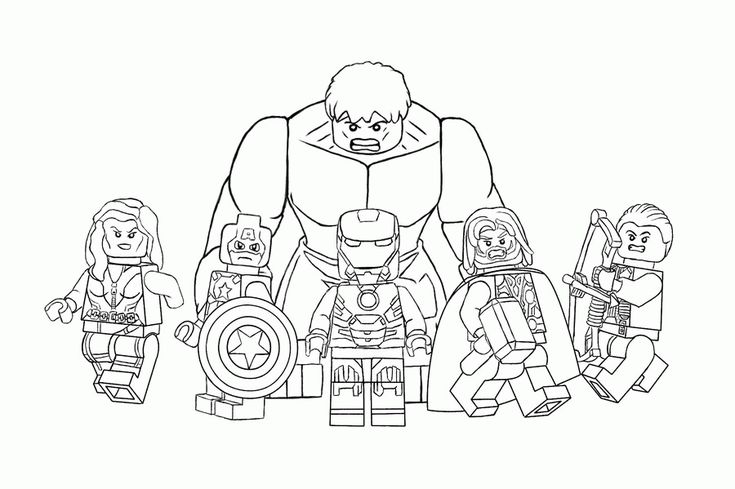 Marvel Avengers Coloring Pages