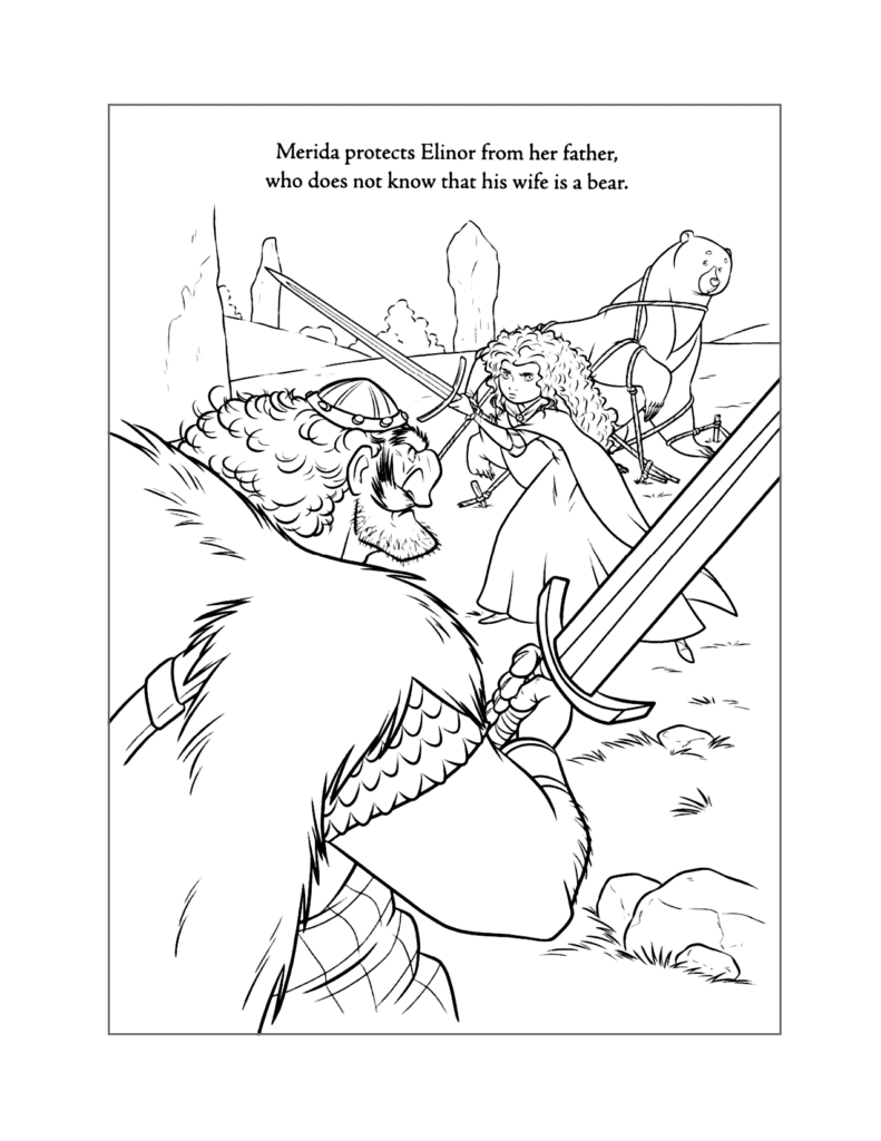 Merida Brave Coloring Page