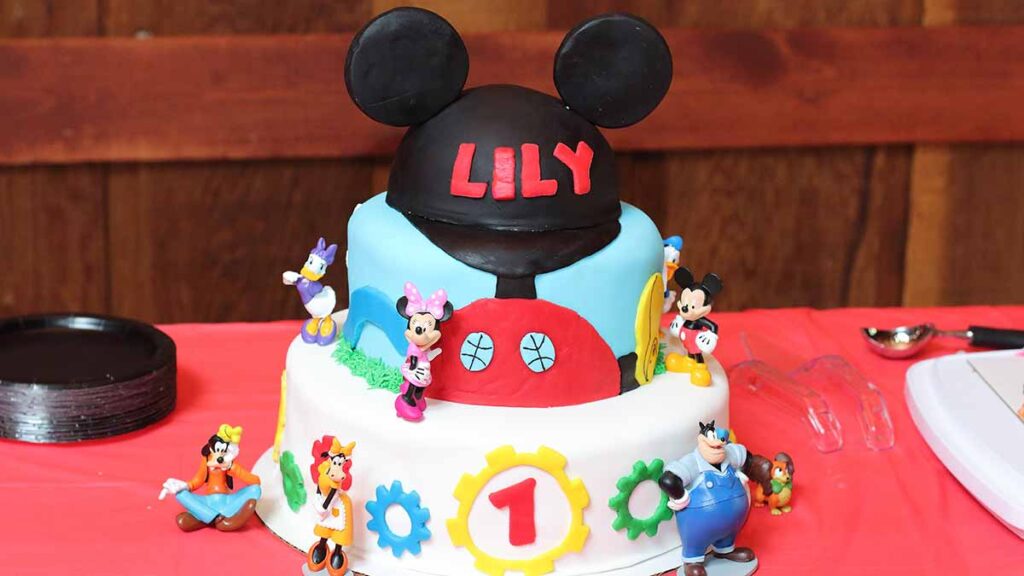 Mickey Mouse Birthday Cake