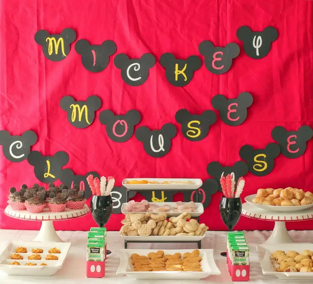 Mickey Mouse Birthday Foods