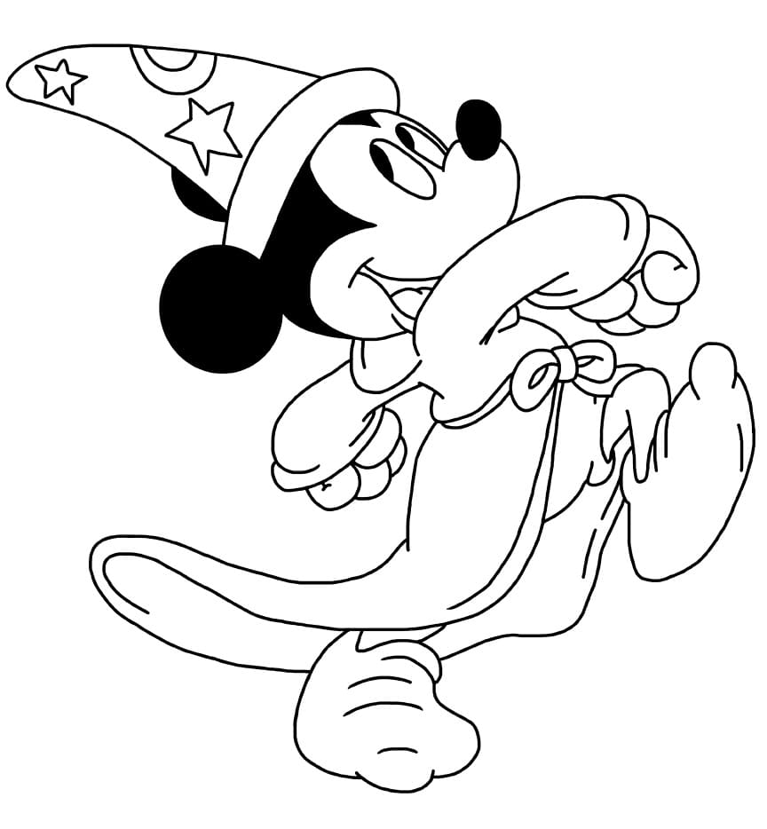 Mickey Mouse Coloring Page