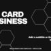 FREE Editable Minimalist Black and White Business Card
