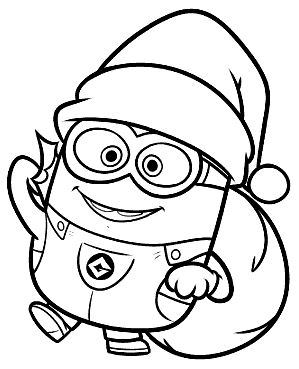 Minions Coloring Page