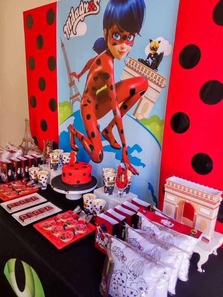 Miraculous Ladybug Birthday Desert Table