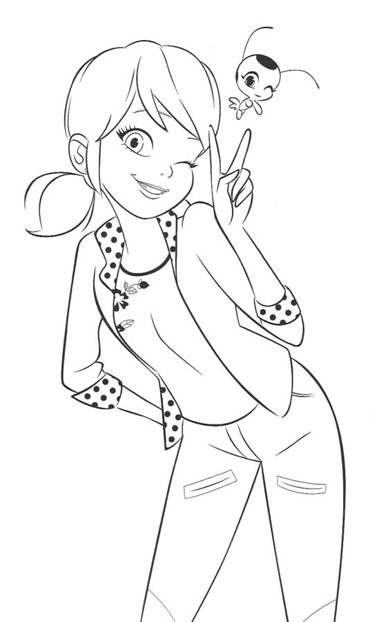 Miraculous Ladybug coloring pages