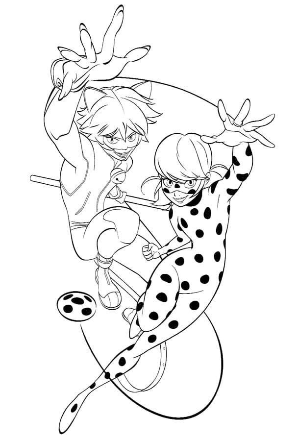 Miraculous Ladybug coloring pages