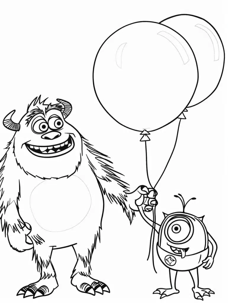 Monster Inc Coloring Pages