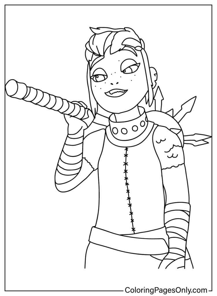 Nimona Coloring Pages