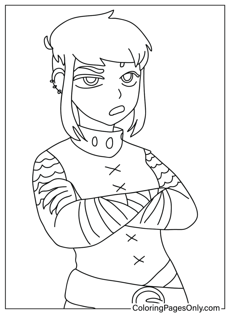 Nimona Coloring Pages