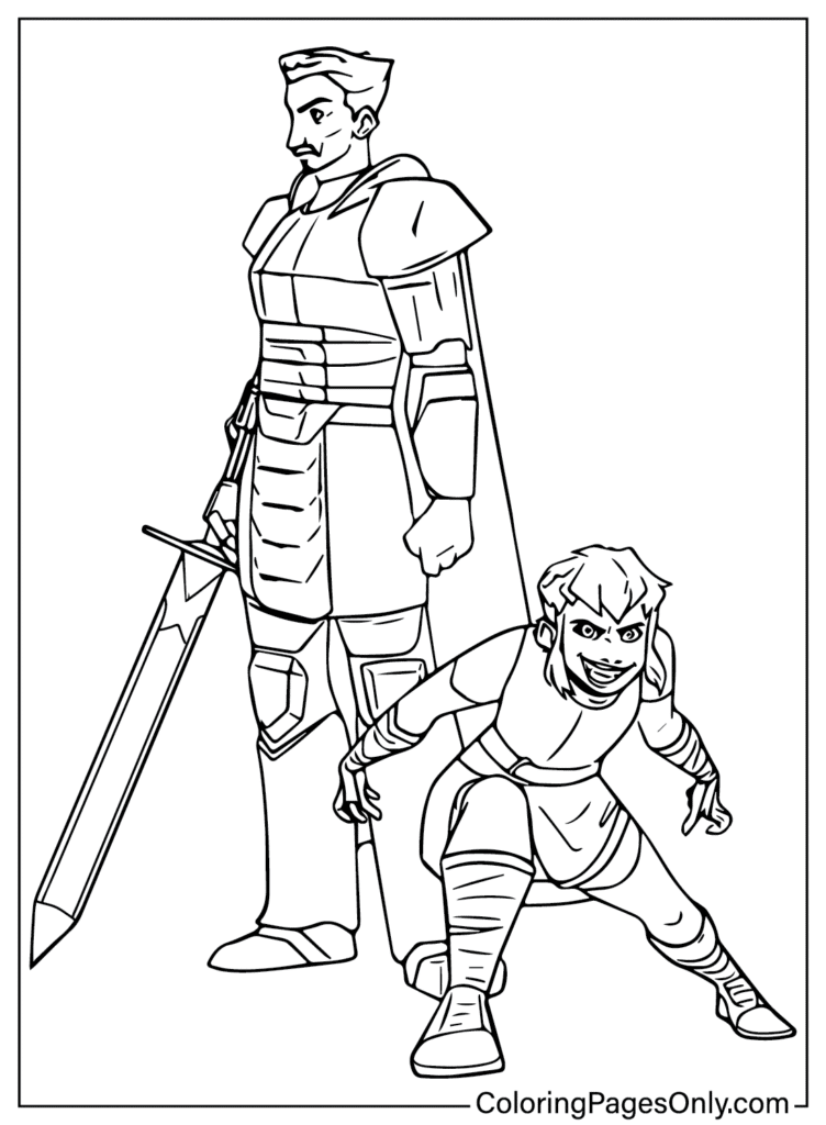 Nimona Coloring Pages