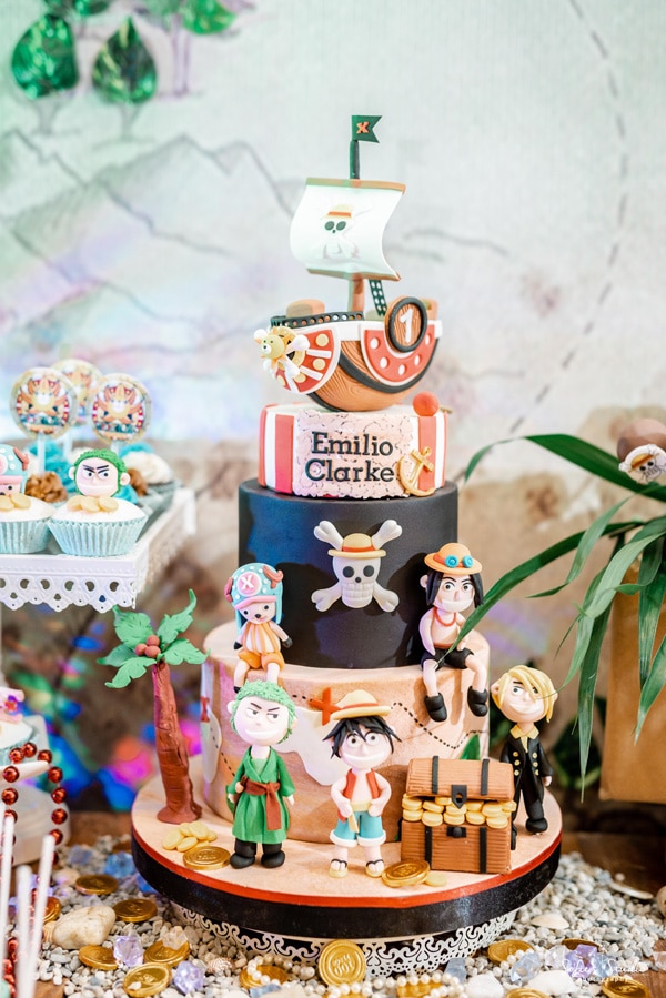 One Piece Birthday Party Cakes