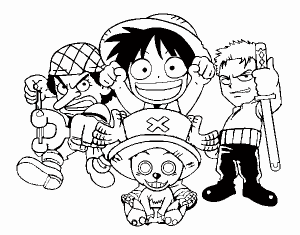 One Piece Coloring Page 