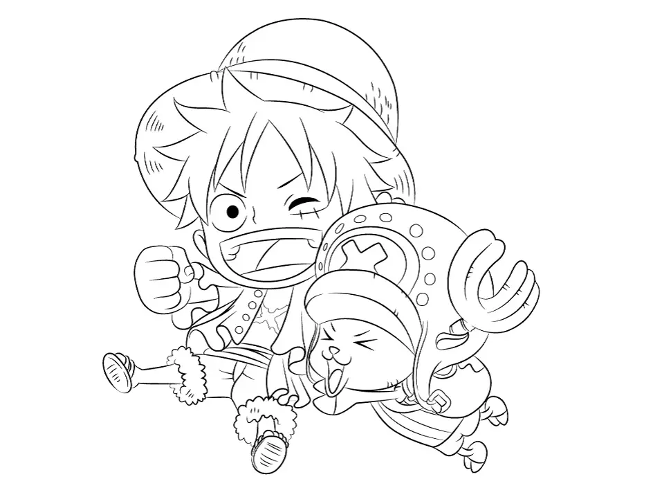 One Piece Coloring Page 