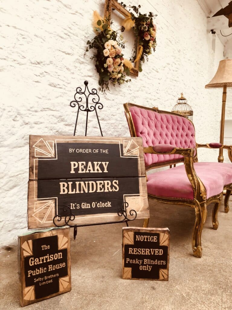 Peaky Blinders Birthday Party Decorations