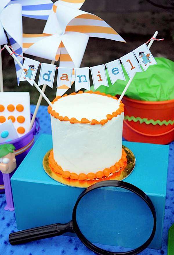 Phineas and Ferb Birthday Sweet Treats