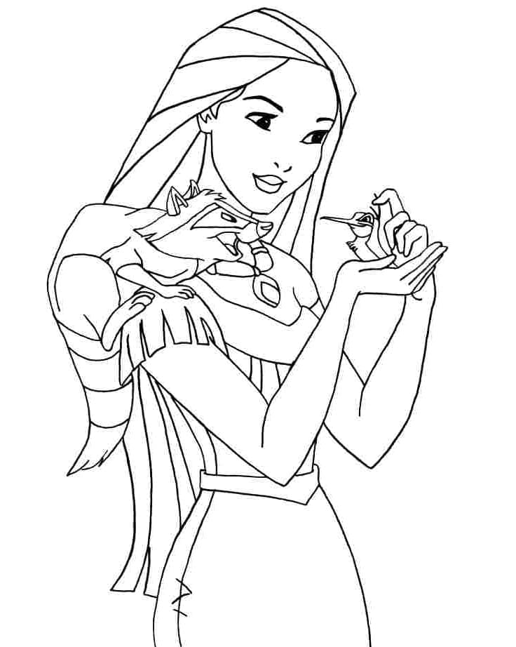 Pocahontas Coloring Pages