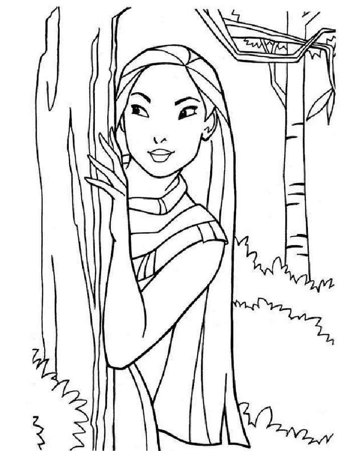 Pocahontas Coloring Pages