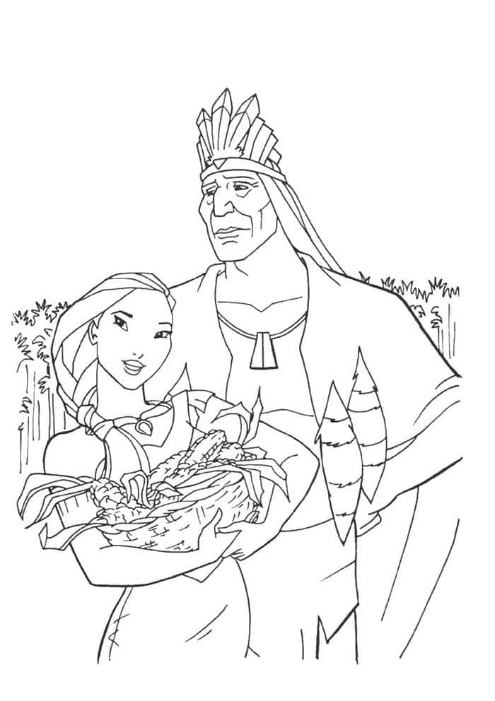 Pocahontas Coloring Pages