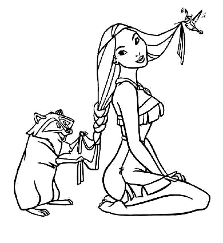 Pocahontas Coloring Pages