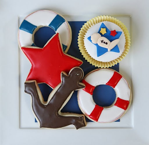 Popeye Birthday Cookies