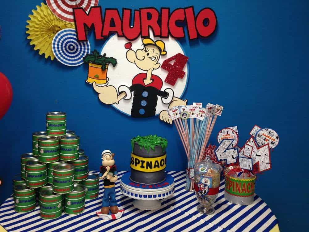 Popeye Birthday Decor