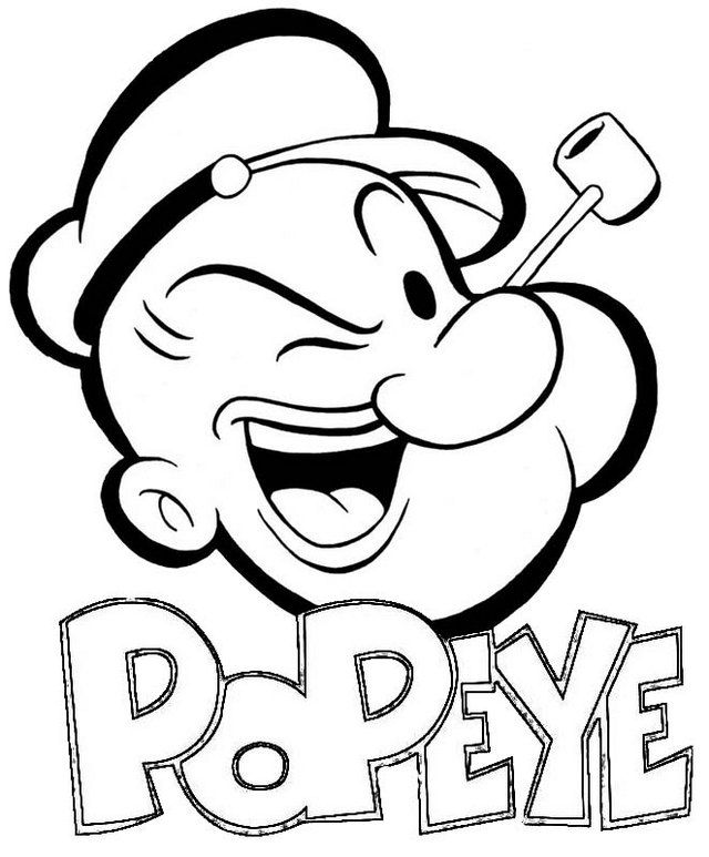 Popeye Coloring Page