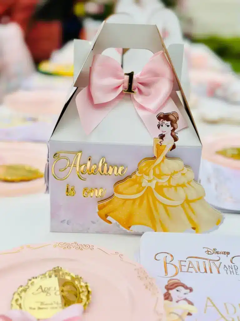 Princess Belle Birthday Favors