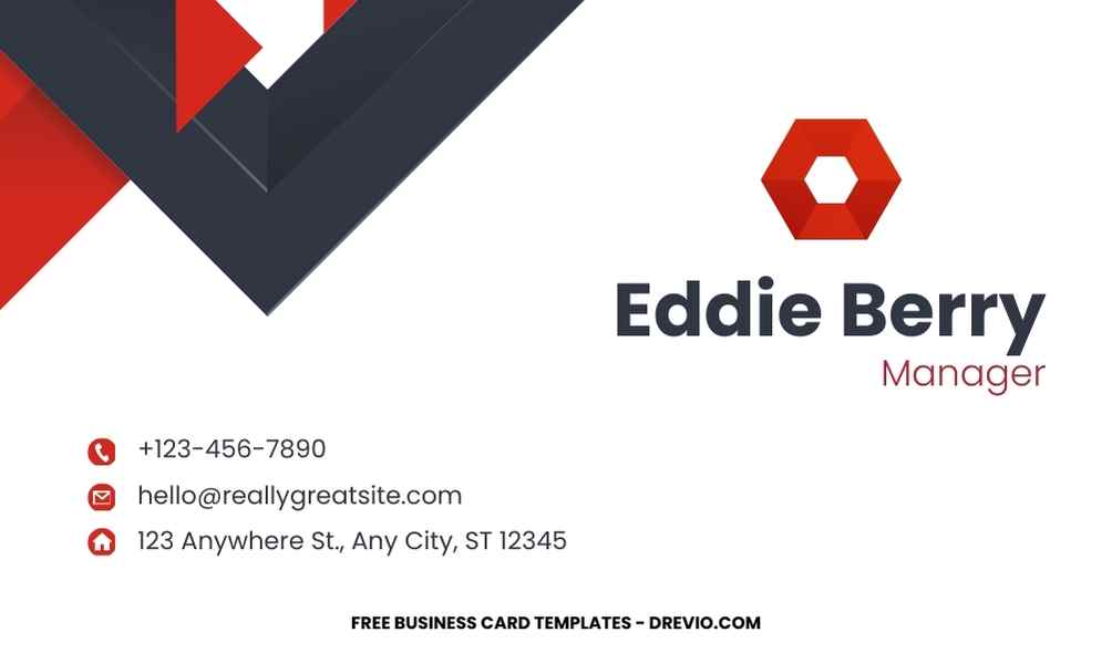 FREE Editable Professional Corporate Business Card