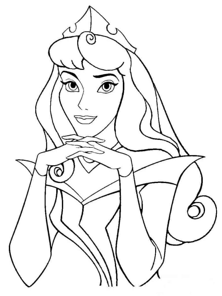 Sleeping Beauty Coloring Page