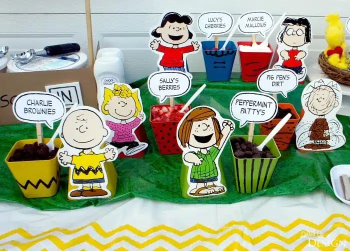 Snoopy Birthday Foods