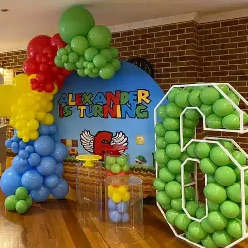 Super Mario Birthday Balloons