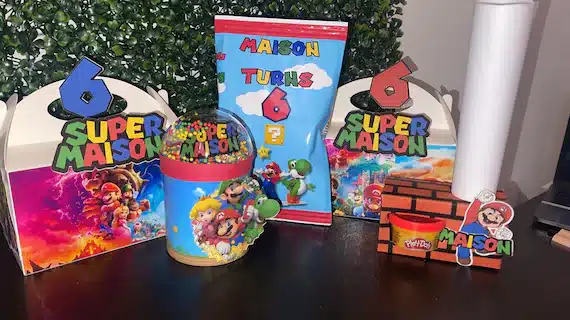 Super Mario Birthday Favors Ideas