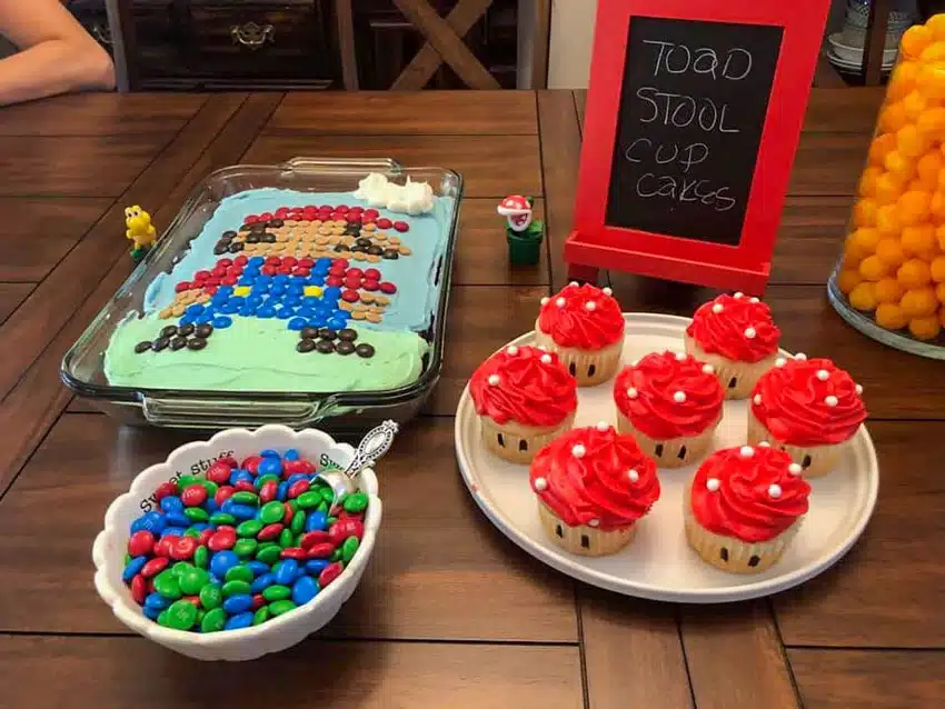 Super Mario Birthday Foods