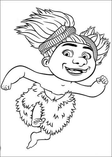 The Croods Coloring Page