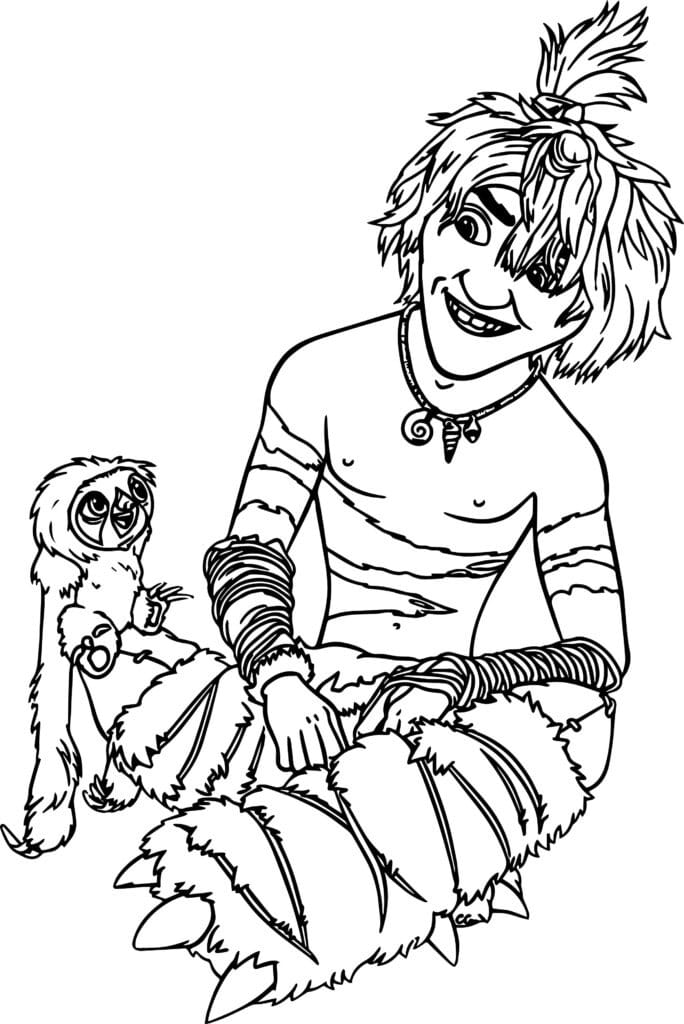 The Croods Coloring Page