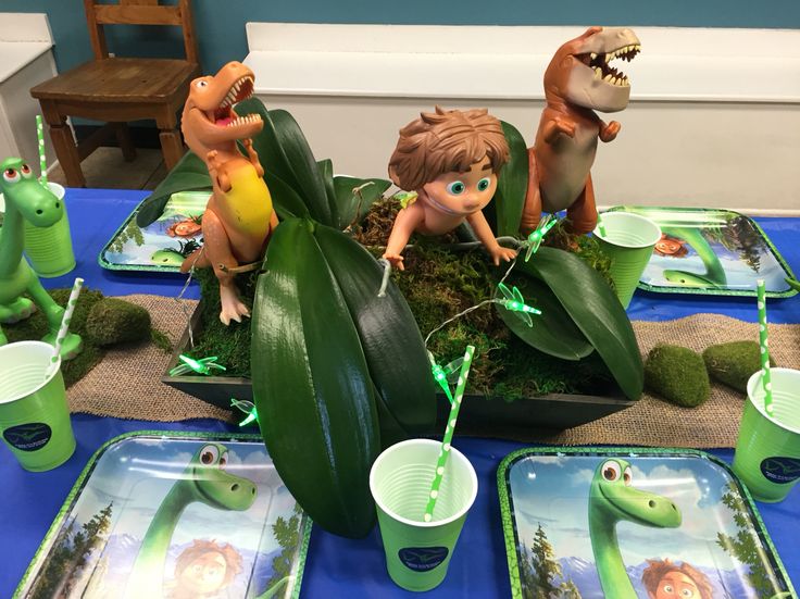 The Good Dinosaur Birthday Centerpieces