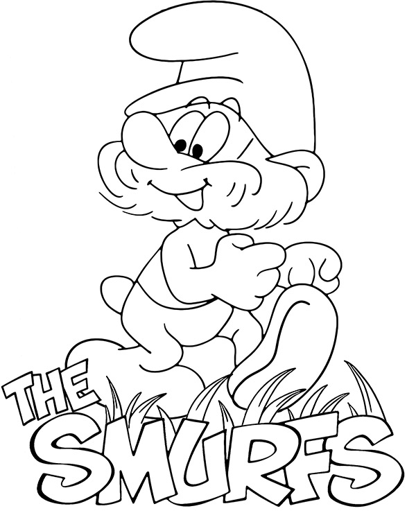 The Smurfs Coloring Page