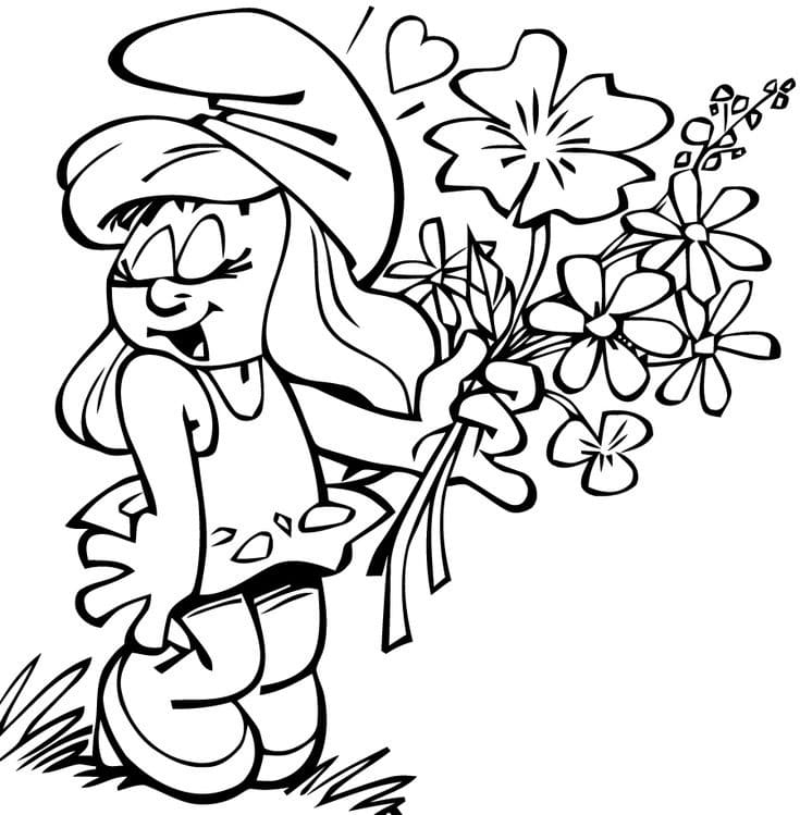 The Smurfs Coloring Page