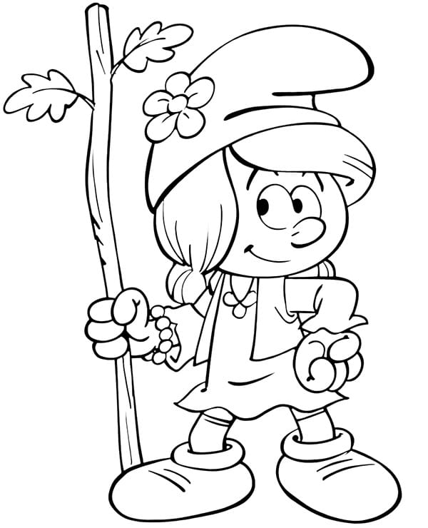 The Smurfs Coloring Page