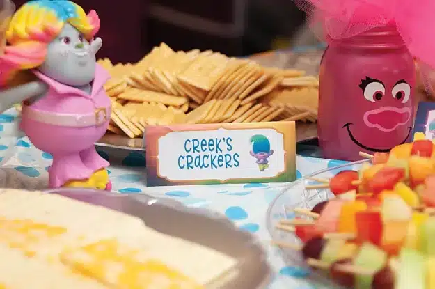 Trolls Birthday Snacks