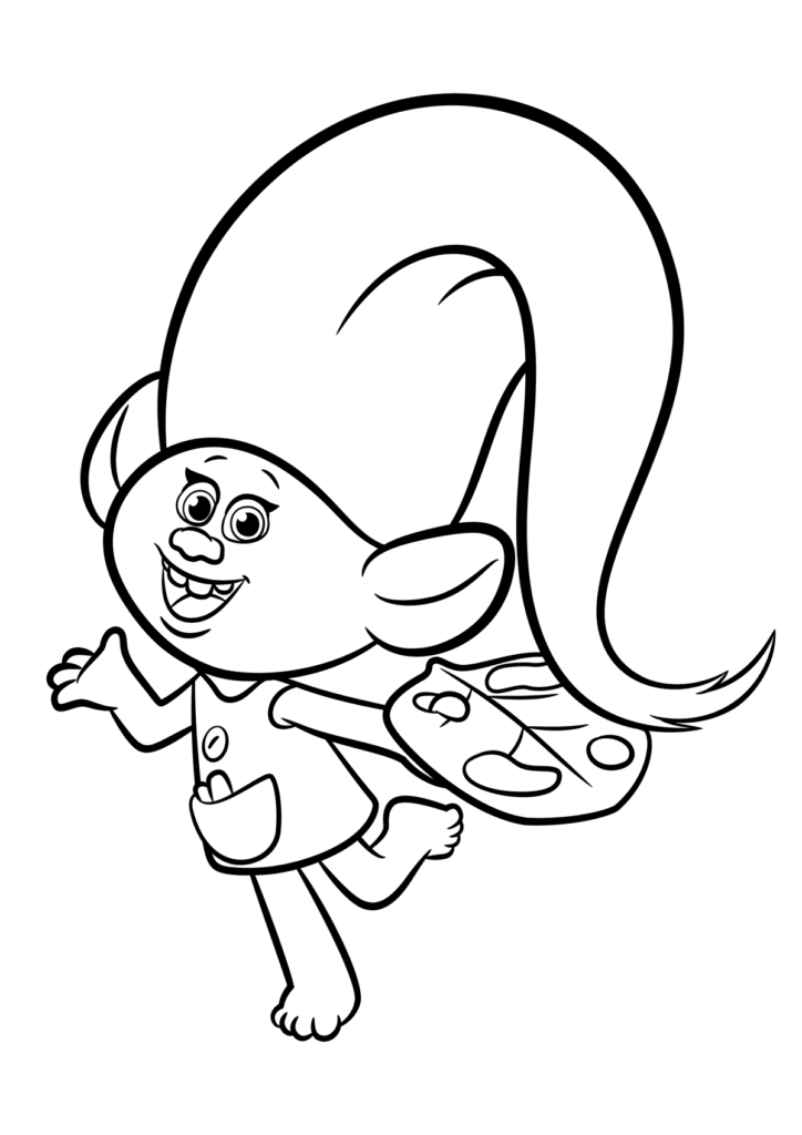 Trolls Coloring Pages