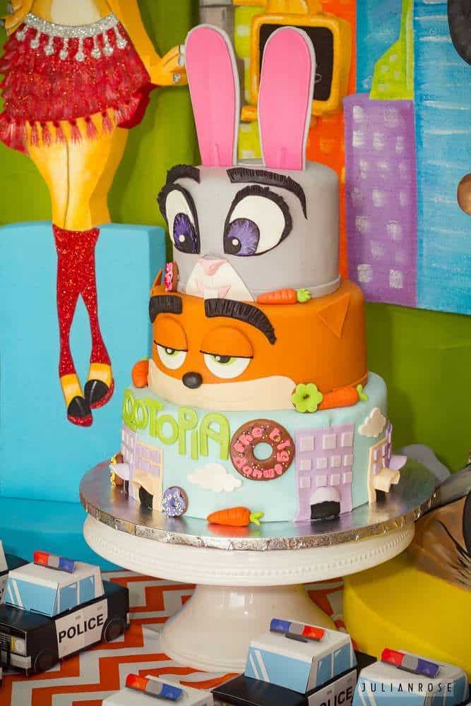 Zootopia Birthday Cakes