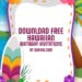 FREE Editable Hawaiian Birthday Invitation