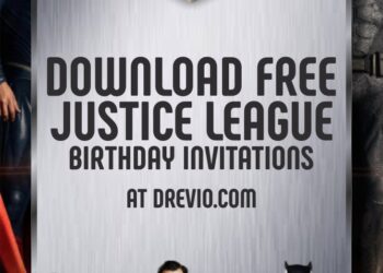 FREE Justice League Invitations
