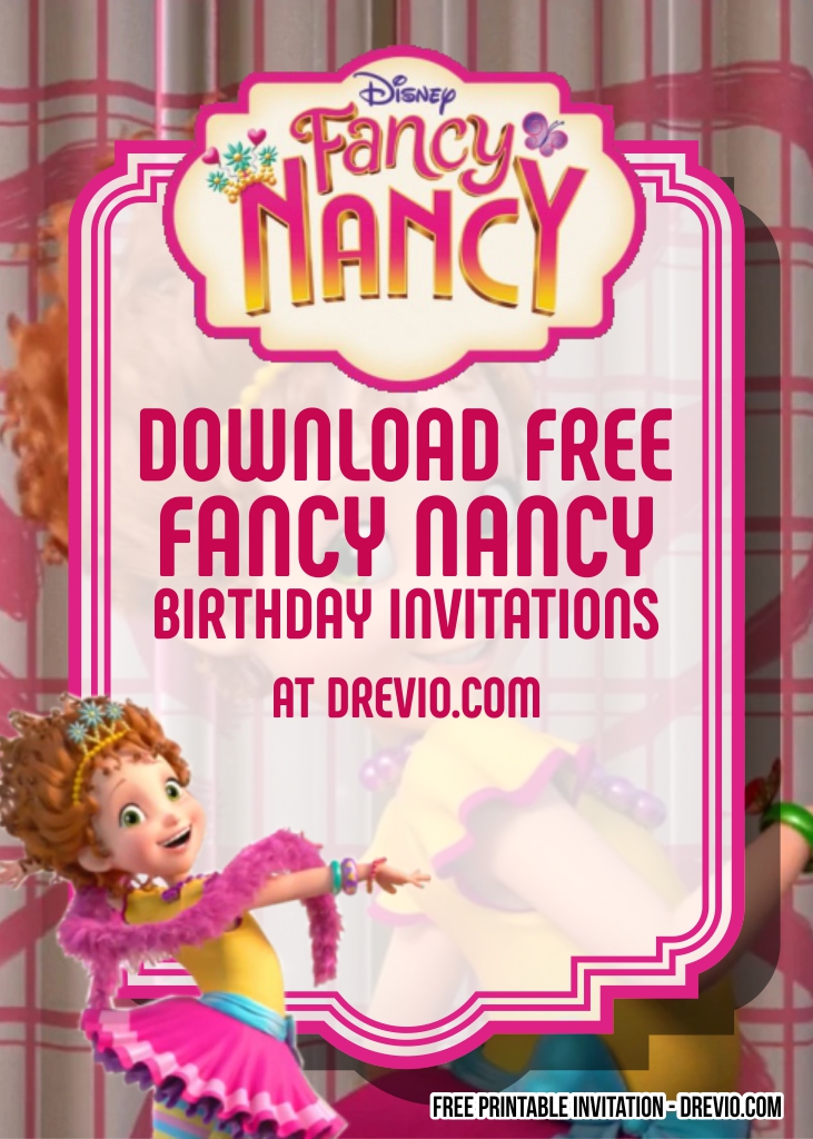 Fancy Nancy Birthday Invitations