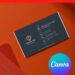 10+ Creative Corporate Canva Business Card Templates