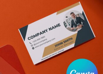 10+ Bold Modern Corporate Canva Business Card Templates