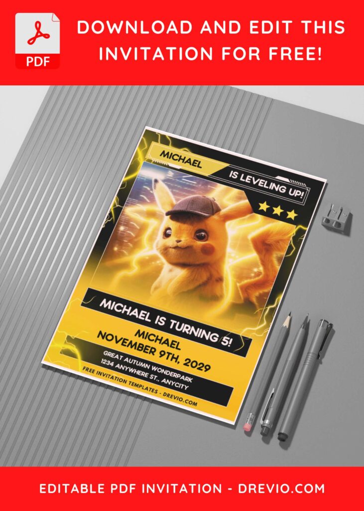 Quick Steps to Craft Pikachu Invitations: Unforgettable Parties G