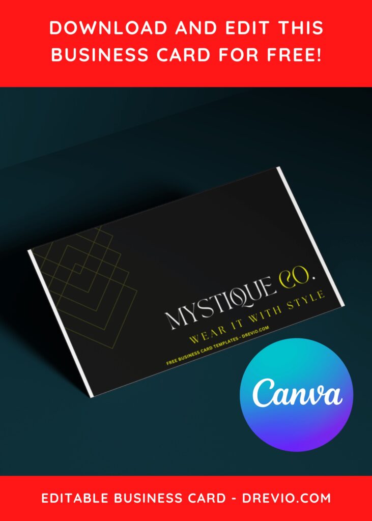 10+ Urban Clothing Company Canva Business Card Templates D